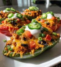 air fryer nacho cheese bell pepper boats