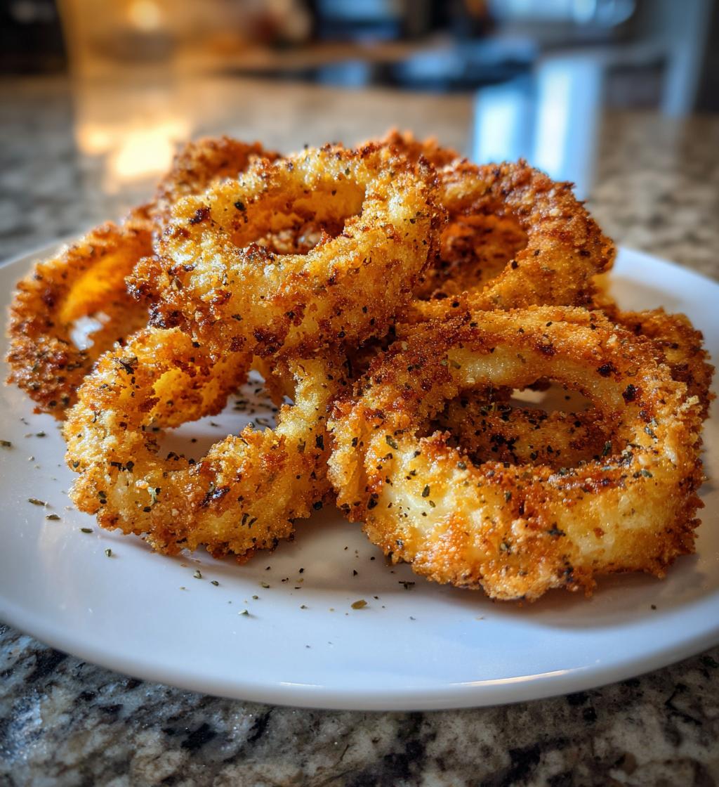 air fryer onion rings keto version