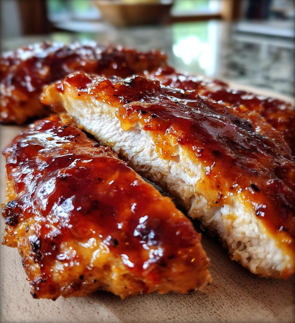 air fryer peach glazed chicken breast recipe