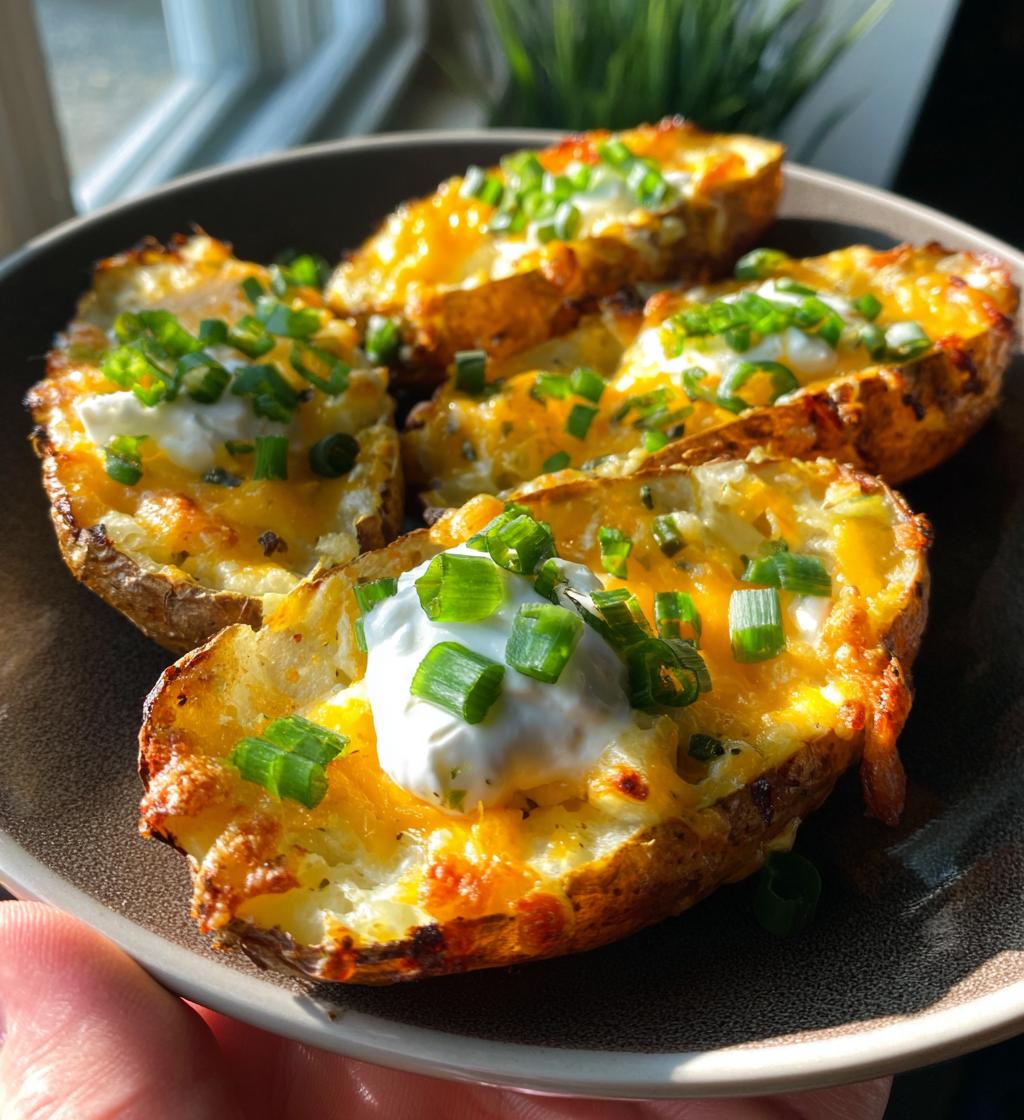 air fryer potato skins deliciously crispy appetizer