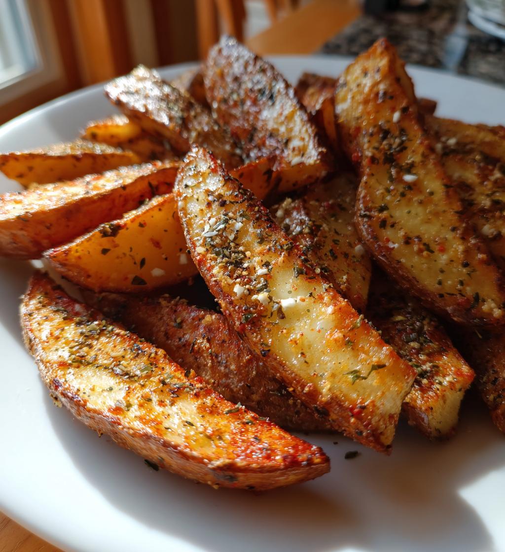 air fryer potato wedges crispy delights recipe - detail 1
