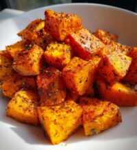 air fryer pumpkin cubes crispy tips