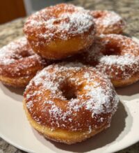 air fryer pumpkin spice donuts