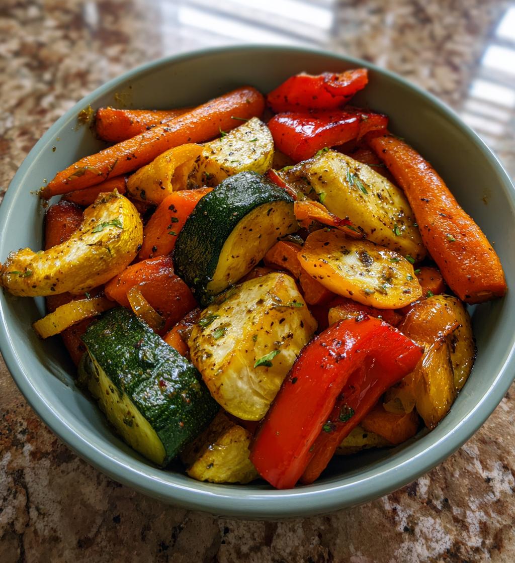 air fryer roasted vegetables recipe