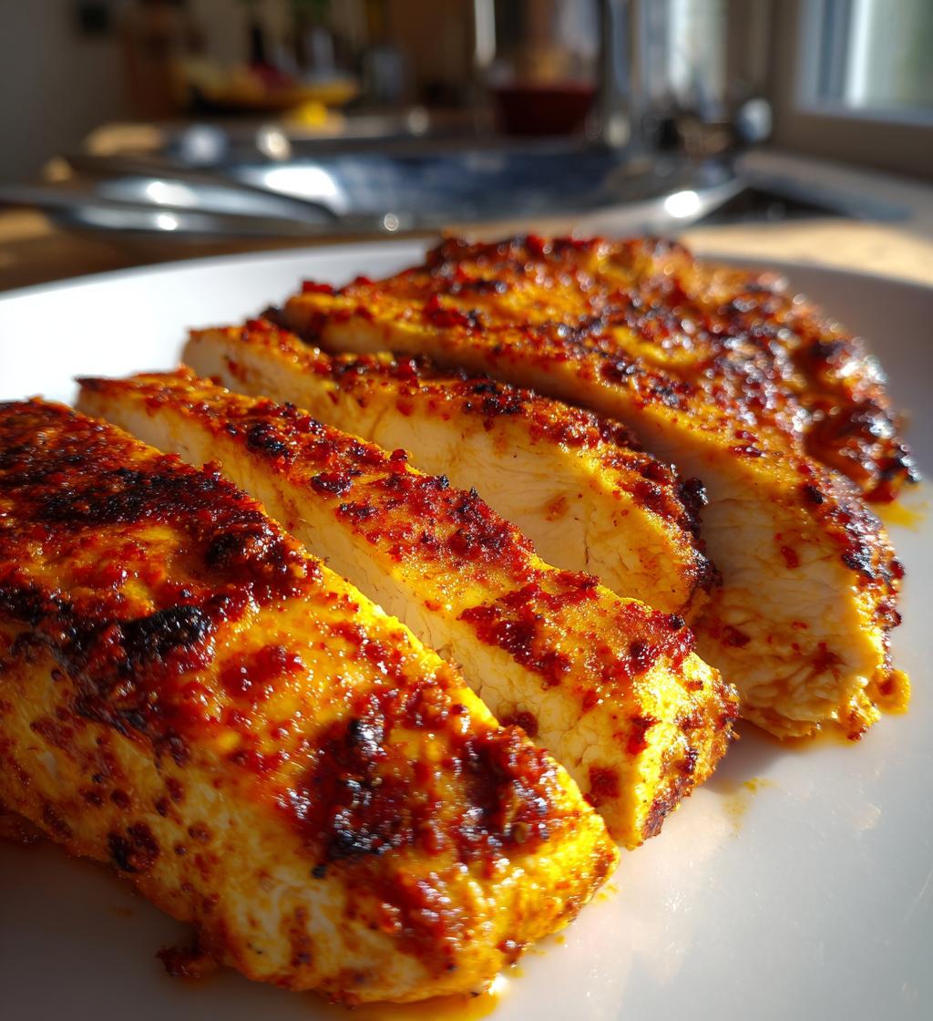 air fryer smoky paprika chicken fillet recipe - detail 1