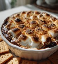 air fryer smores dip delicious dessert recipe