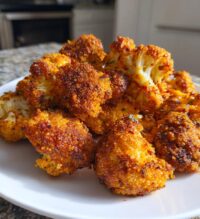 air fryer spicy cauliflower bites