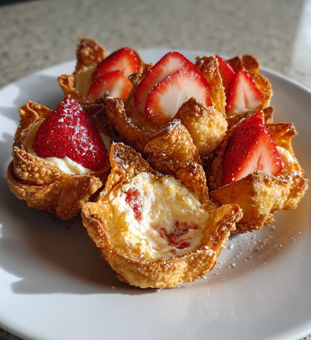 air fryer strawberry cheesecake bites recipe