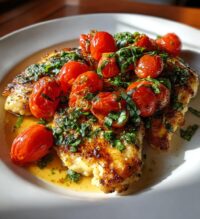 air fryer tomato basil chicken breast recipe