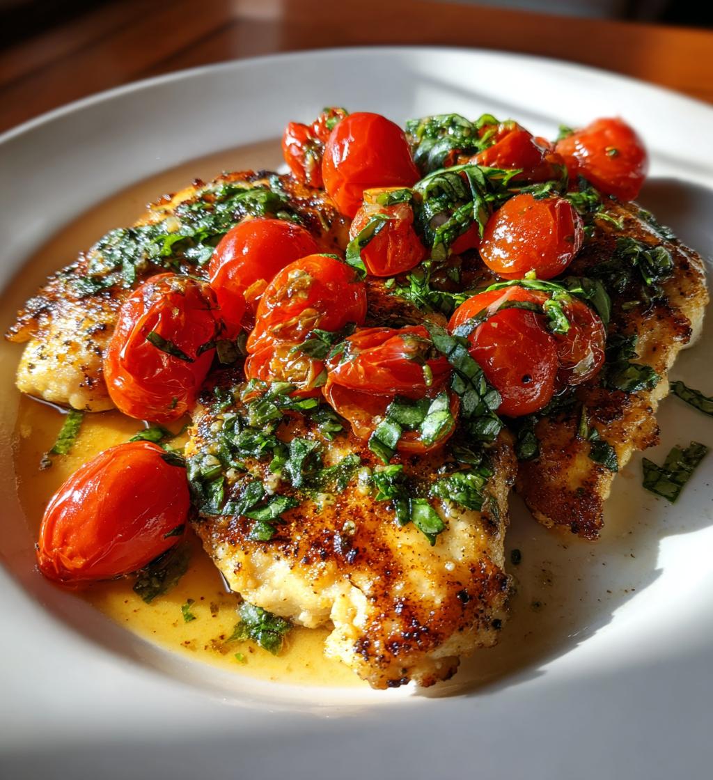 air fryer tomato basil chicken breast recipe