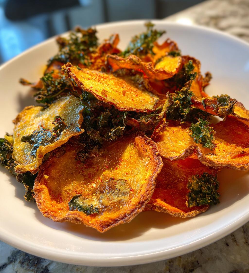 air fryer veggie chips recipe guilt free snack - detail 1