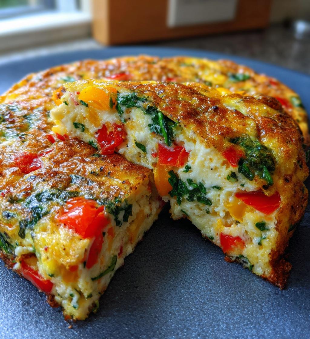 air fryer veggie frittata delicious healthy breakfast