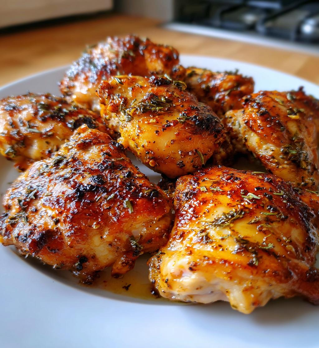 bone in skinless chicken thigh recipes air fryer - detail 1