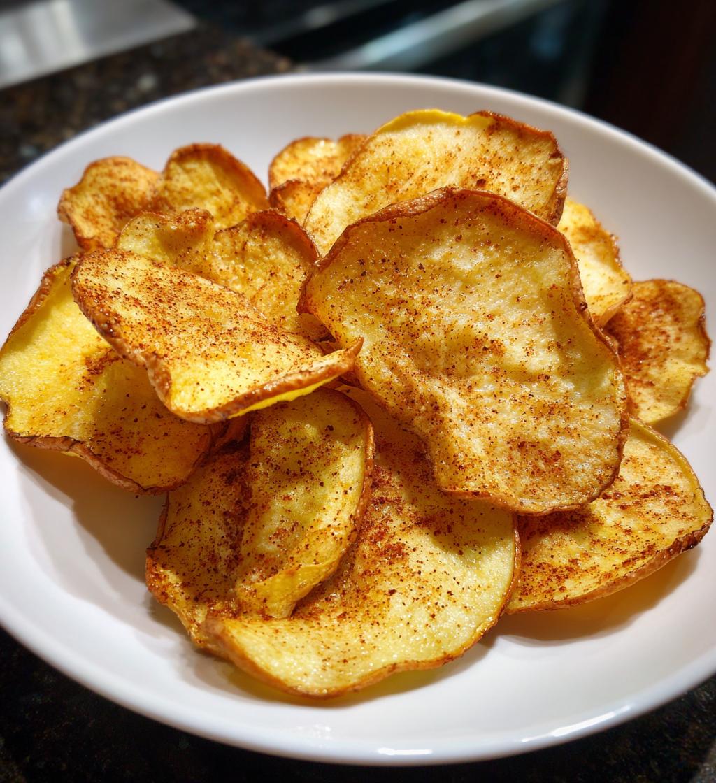 easy air fryer apple chips