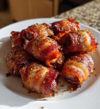 easy air fryer bacon wrapped dates recipe