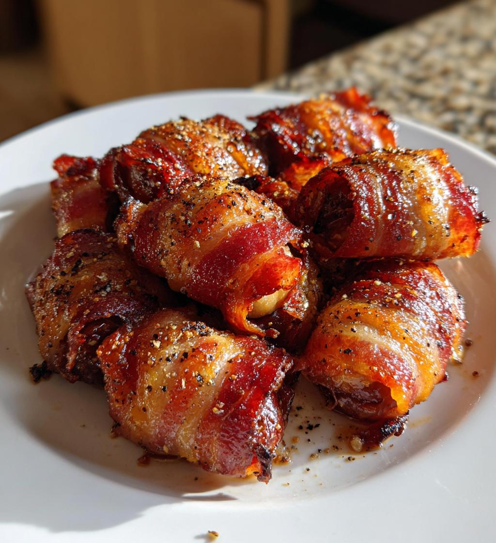 easy air fryer bacon wrapped dates recipe
