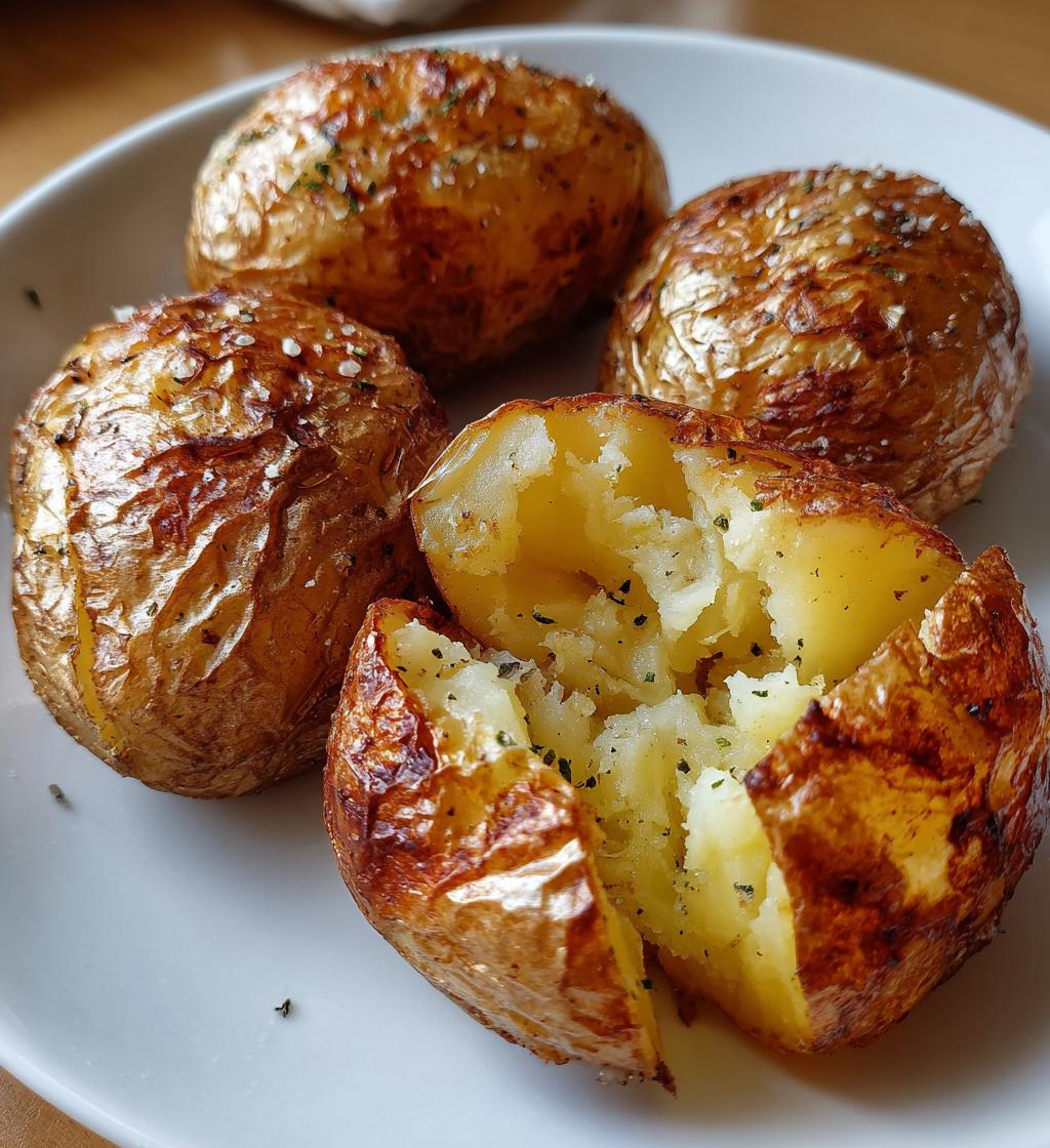 easy air fryer baked potatoes recipe - detail 1
