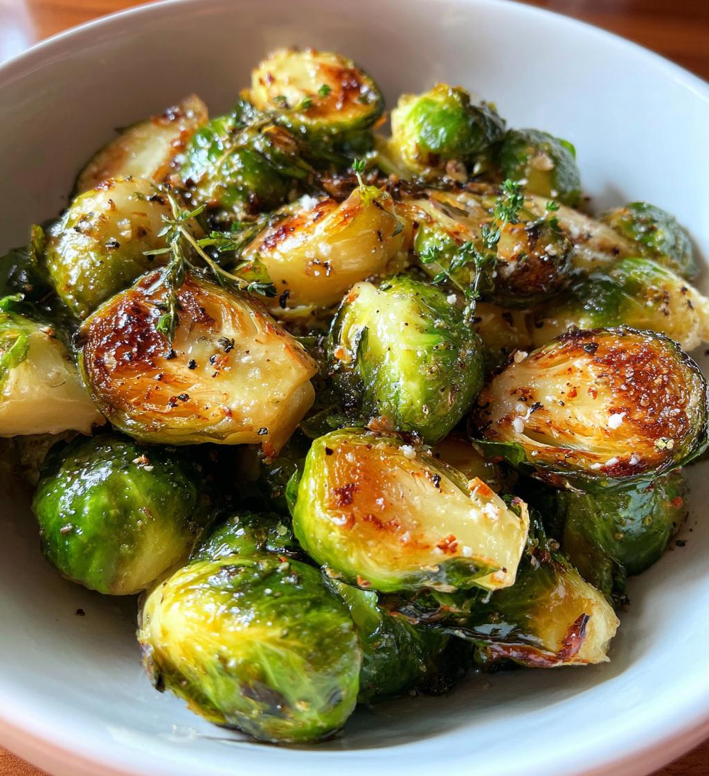easy air fryer brussels sprouts - detail 1
