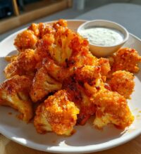 easy air fryer buffalo cauliflower recipe