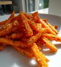 easy air fryer carrot fries recipe