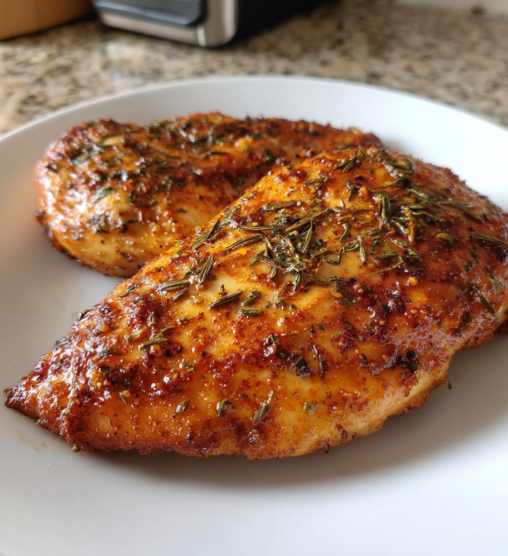 easy air fryer chicken breasts recipe - detail 1