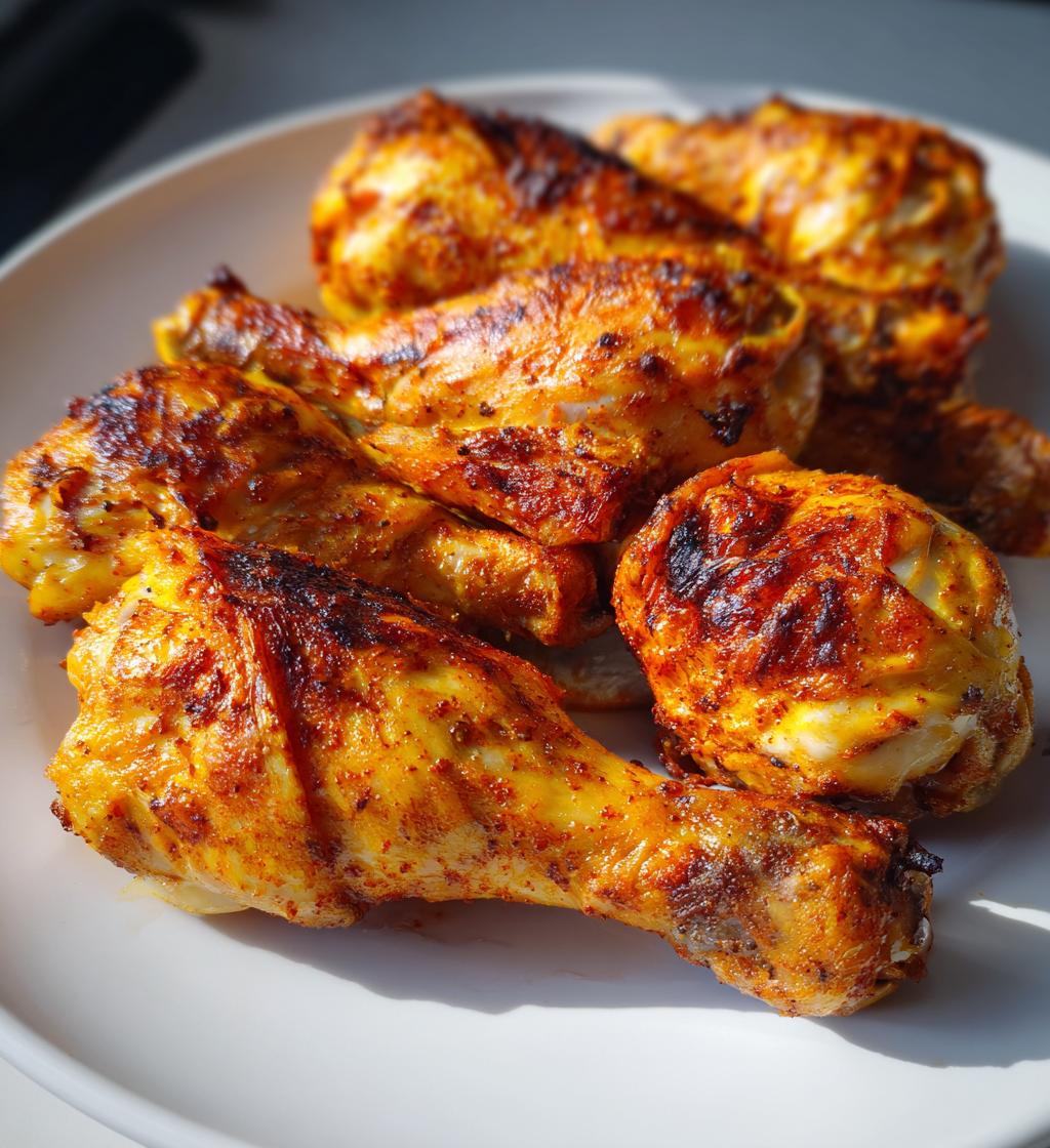 easy air fryer chicken drumsticks recipe - detail 1
