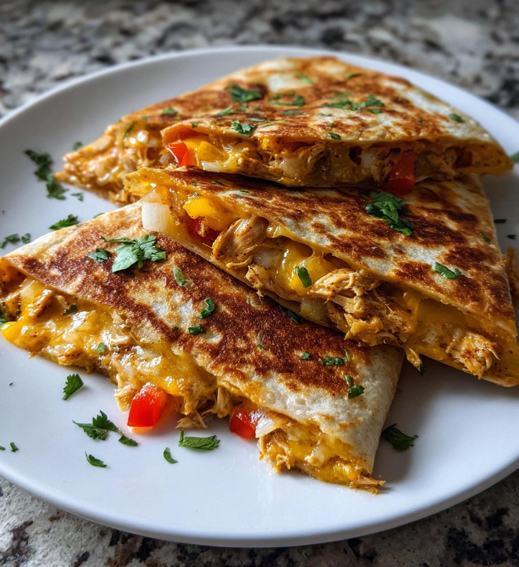 easy air fryer chicken quesadillas recipe