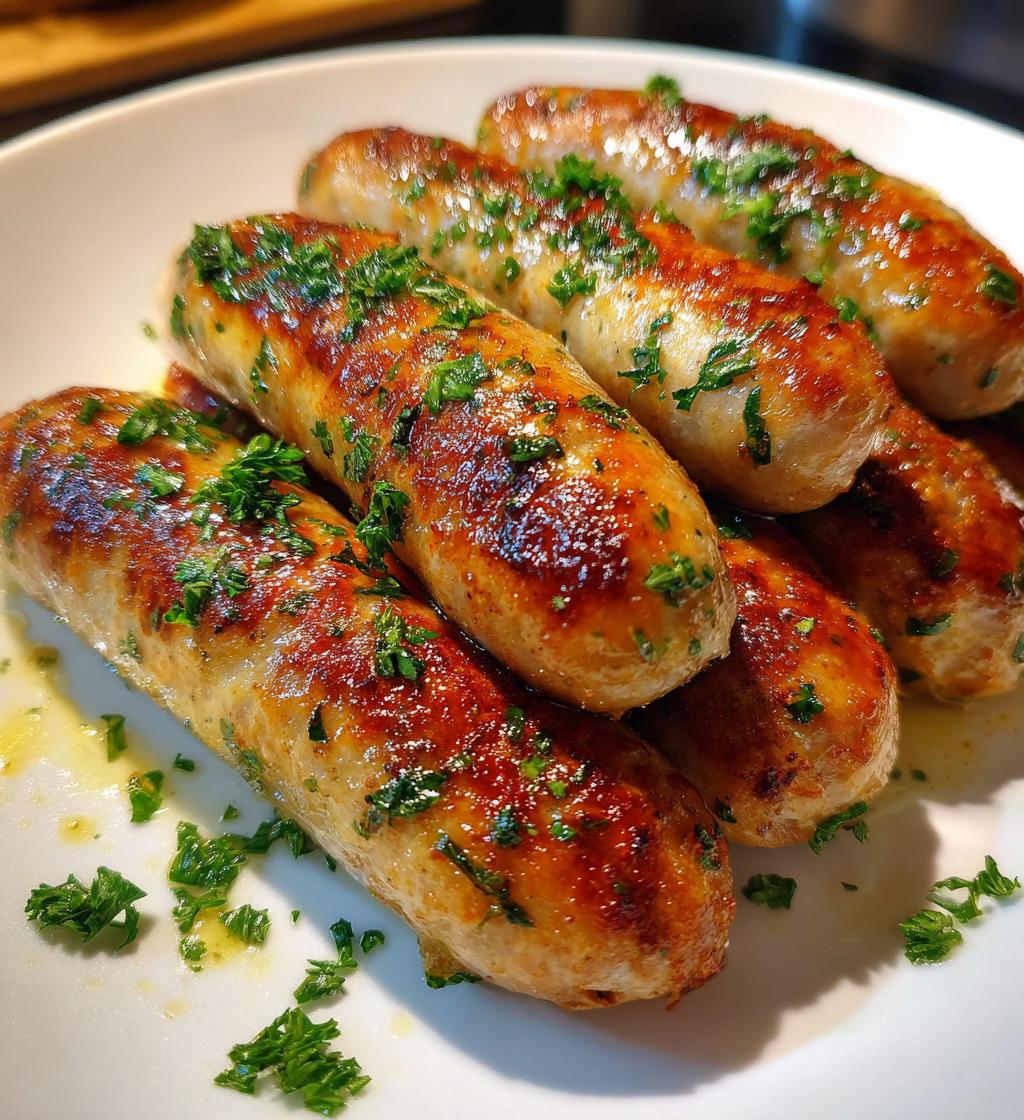 easy air fryer chicken sausages recipe - detail 1