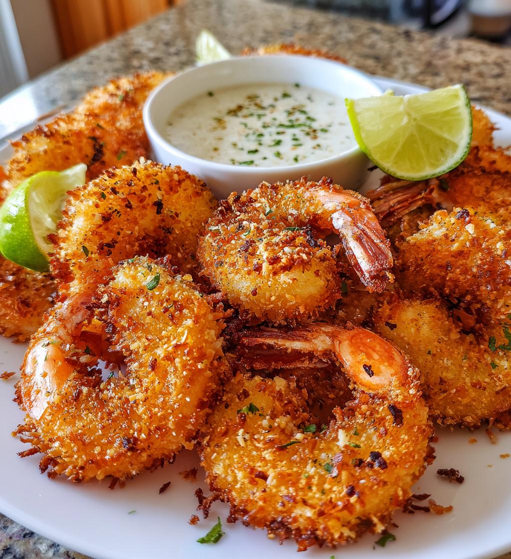 easy air fryer coconut shrimp recipe - detail 1