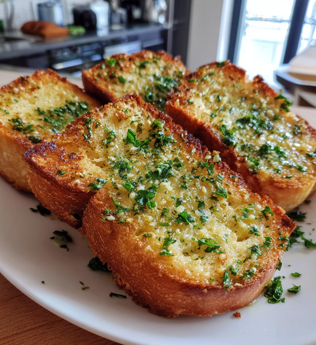 easy air fryer garlic bread recipe - detail 1