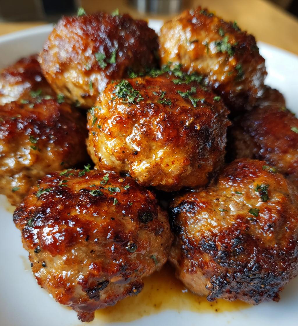 easy air fryer meatballs recipe - detail 1