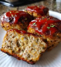 easy air fryer meatloaf minis recipe