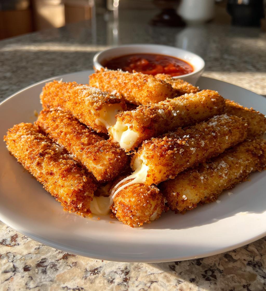 easy air fryer mozzarella sticks recipe