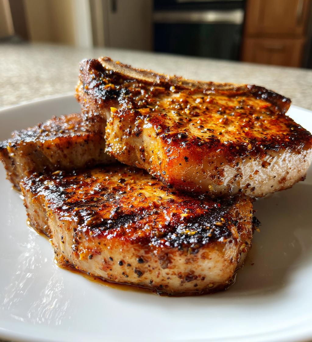 easy air fryer pork chops recipe juicy delicious
