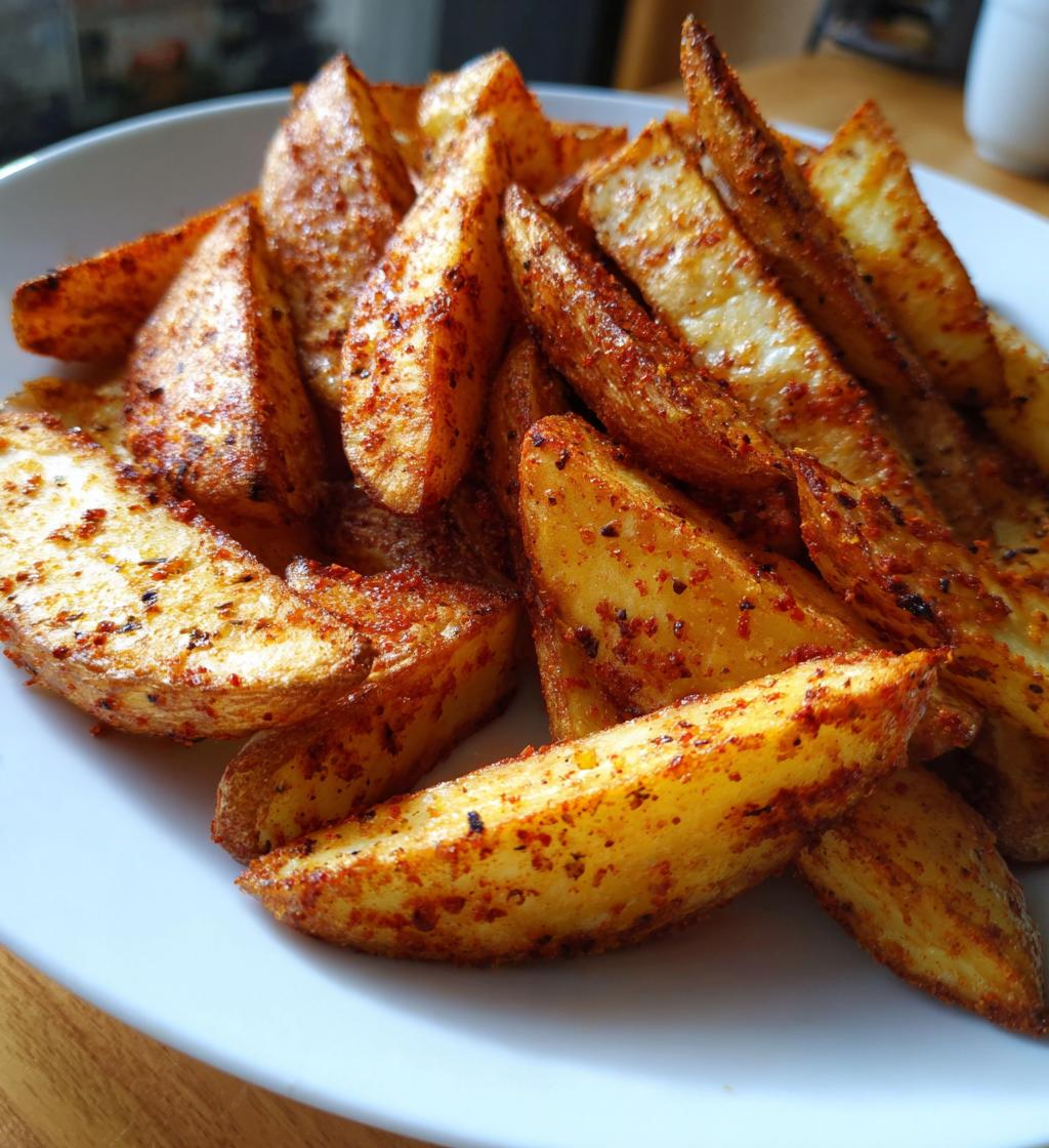 easy air fryer potato wedges recipe