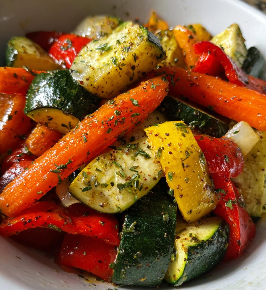 easy air fryer roasted vegetables recipe