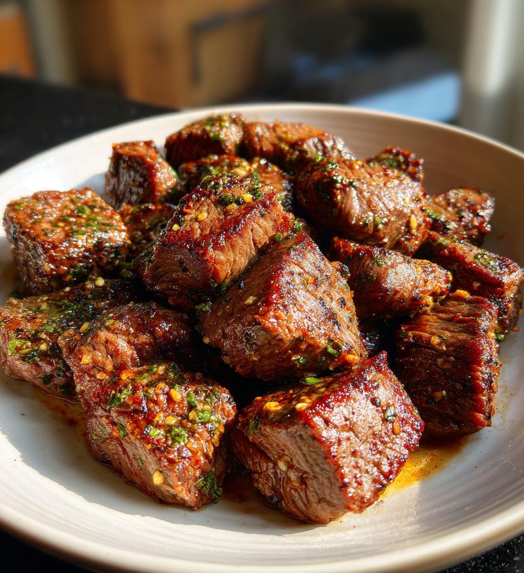 easy air fryer steak bites recipe