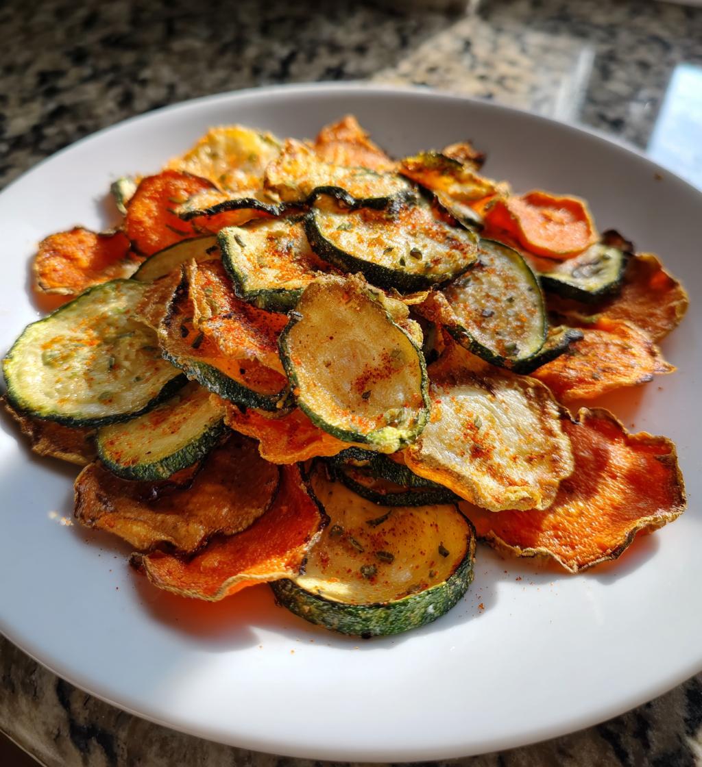 easy air fryer veggie chips recipe - detail 1