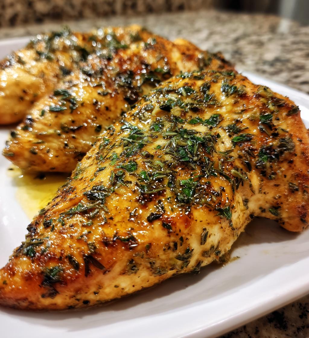 garlic herb chicken breast in air fryer a flavorful delight - detail 1