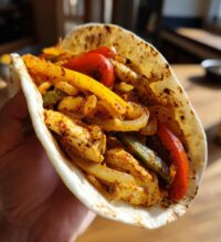 healthy air fryer chicken fajitas recipe