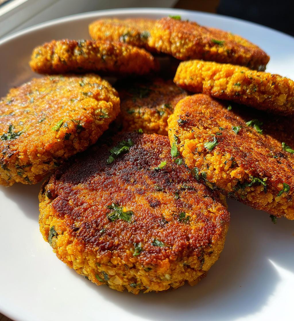 healthy air fryer chickpea patties recipe - detail 1