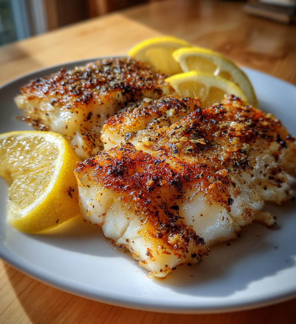 healthy air fryer cod with lemon recipe - detail 1