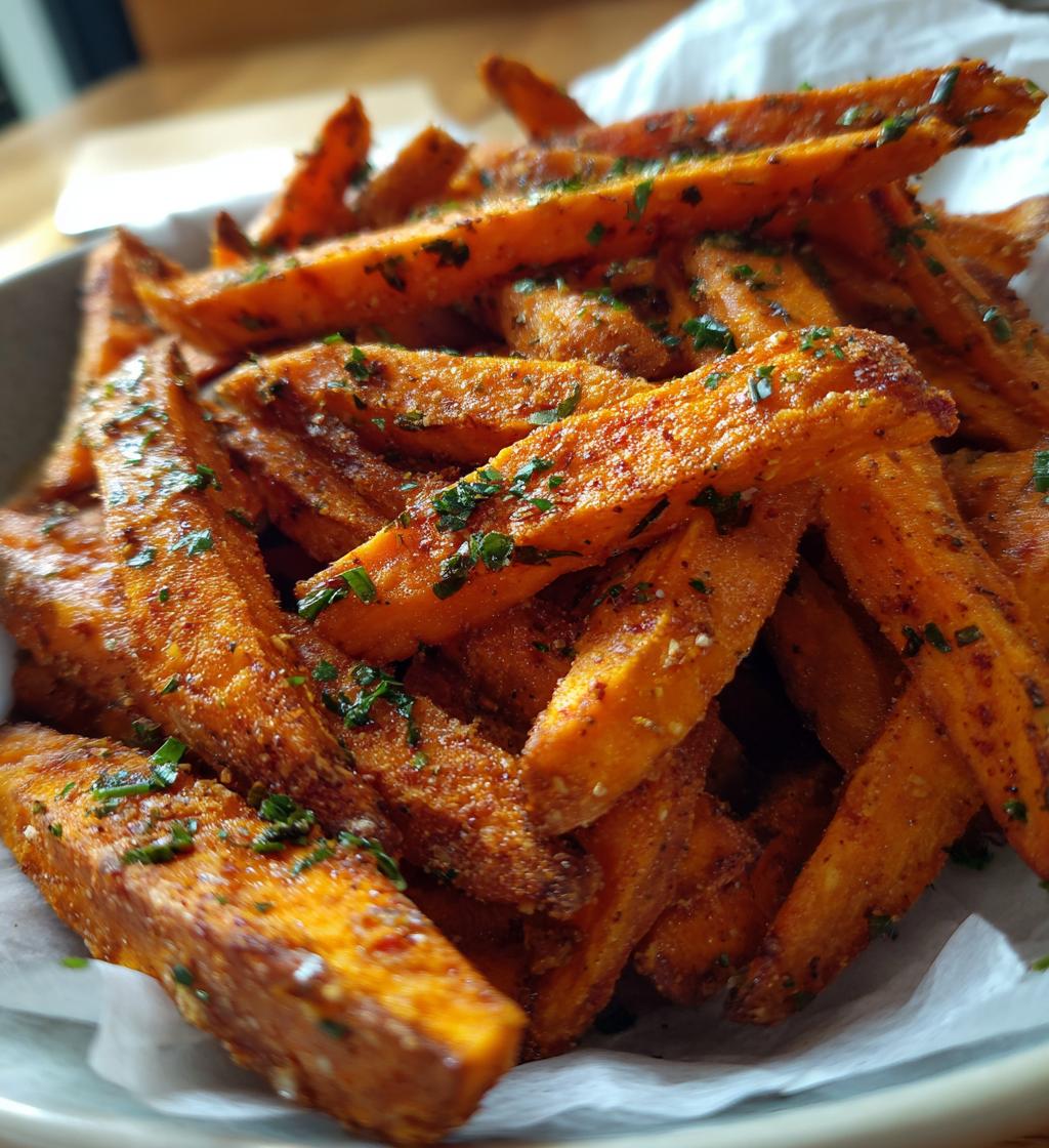 healthy air fryer sweet potato fries recipe - detail 1