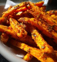 healthy air fryer sweet potato fries recipe